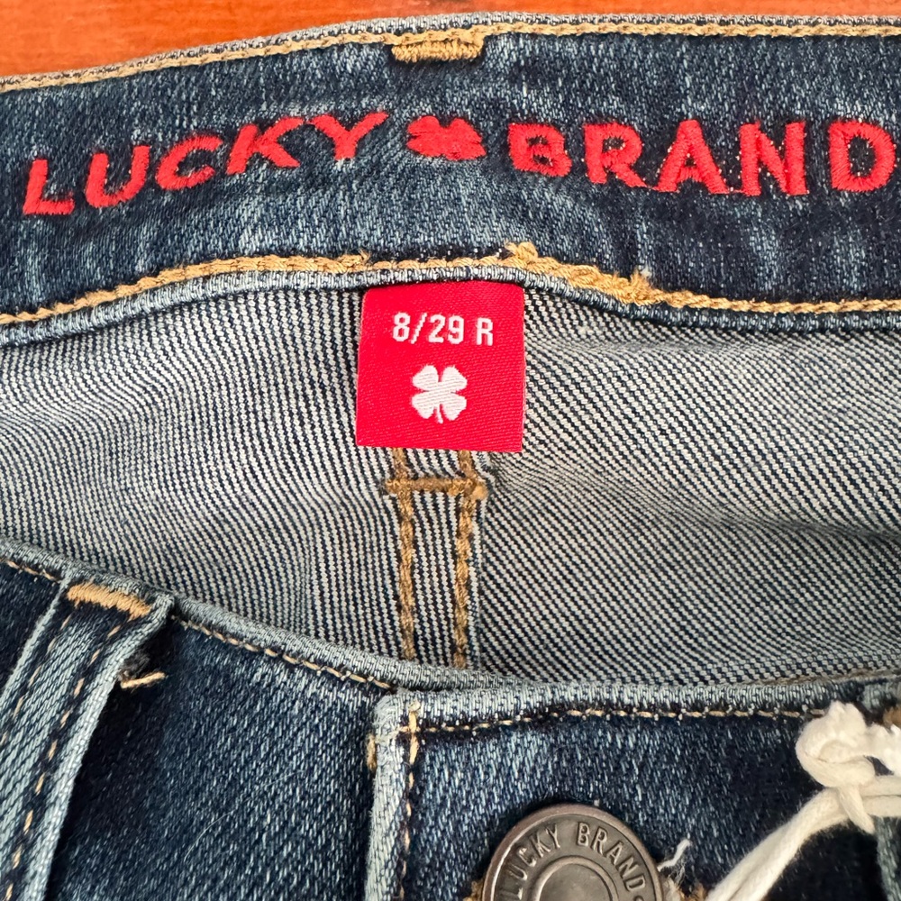 Lucky Brand Dark Wash Straight Jeans - Picture 5 of 5